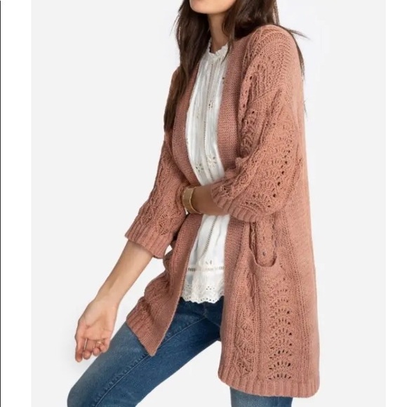 Johnny Was Sweaters - NWT Johnny Was Inspiration Knit Tunic Cardigan Sweater Medium